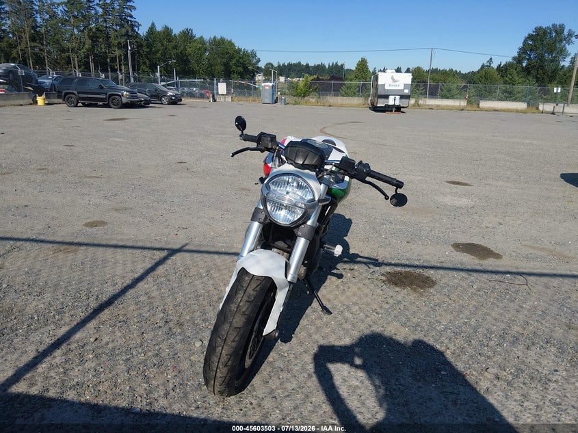 2009 Ducati Monster VIN ZDM1RADN99B016211 IAAI salvage auction — REAR END, Bill Of Sale (Washington), sold $950 on 2026-08-04 (photo 5)