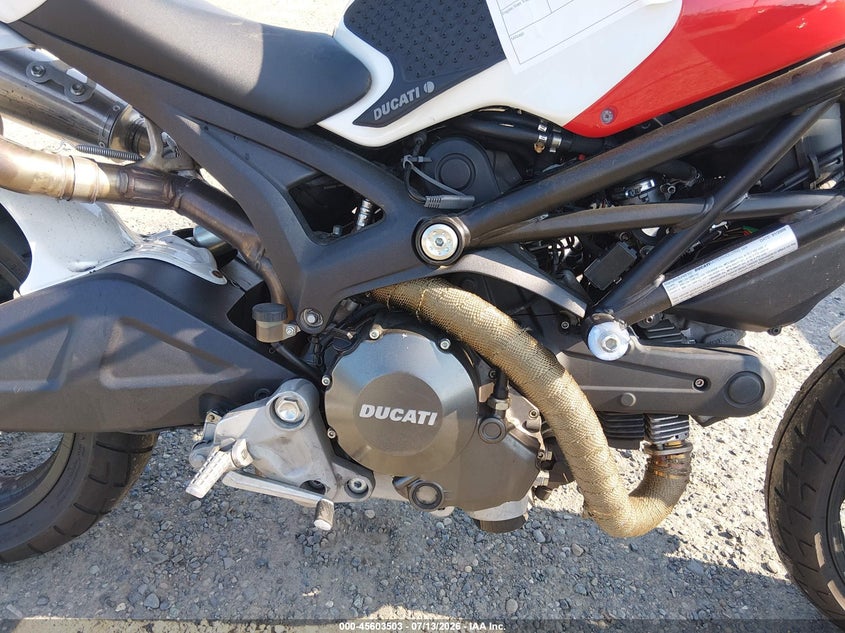2009 Ducati Monster VIN ZDM1RADN99B016211 IAAI salvage auction — REAR END, Bill Of Sale (Washington), sold $950 on 2026-08-04 (photo 8)