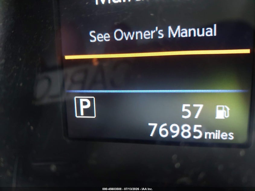 2019 Nissan Rogue VIN JN1BJ1CP0KW527897 IAAI salvage auction — FRONT END, Salvage (California), sold $2,600 on 2026-07-17 (photo 7)