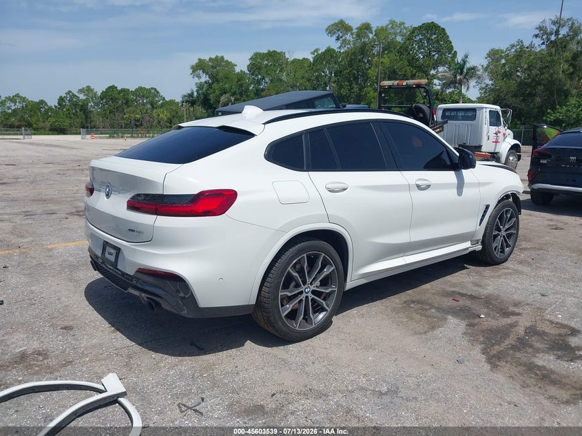 2021 BMW X4 VIN 5UX2V1C00M9E90762 IAAI salvage auction — FRONT END, Clear (Arizona), sold $2,050 on 2026-07-30 (photo 4)