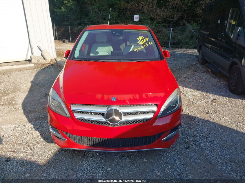 2016 Mercedes-benz B-class VIN WDDVP9AB0GJ009152 IAAI salvage auction — FRONT END, Clear (Indiana), sold $3,500 on 2026-07-29 (photo 6)