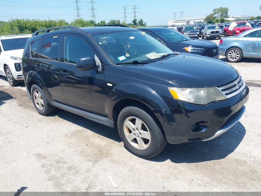 2009 Mitsubishi Outlander VIN JA4LT21W39Z011466 IAAI salvage auction — NORMAL WEAR, Clear (Illinois), sold $350 on 2026-07-27 (photo 1)