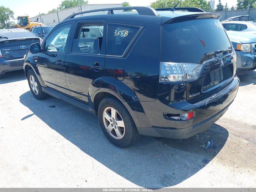 2009 Mitsubishi Outlander VIN JA4LT21W39Z011466 IAAI salvage auction — NORMAL WEAR, Clear (Illinois), sold $350 on 2026-07-27 (photo 3)