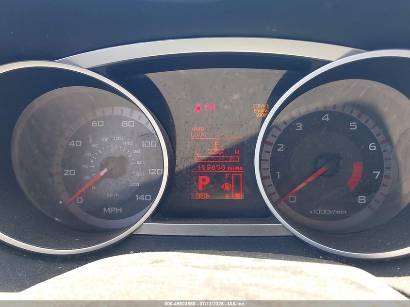 2009 Mitsubishi Outlander VIN JA4LT21W39Z011466 IAAI salvage auction — NORMAL WEAR, Clear (Illinois), sold $350 on 2026-07-27 (photo 7)
