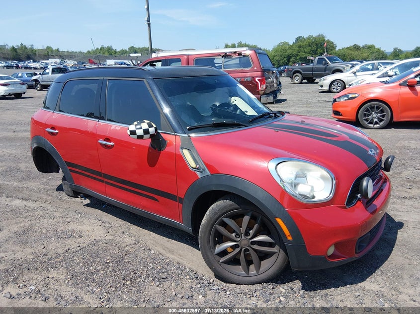 2013 Mini Countryman VIN WMWZC3C59DWP23336 IAAI salvage auction — LEFT SIDE, Salvage Title, sold $25 on 2026-07-28 (photo 1)