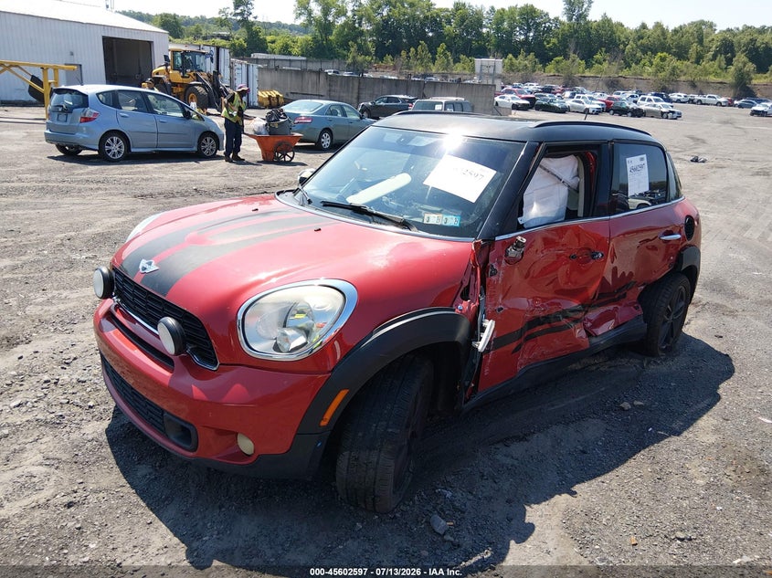 2013 Mini Countryman VIN WMWZC3C59DWP23336 IAAI salvage auction — LEFT SIDE, Salvage Title, sold $25 on 2026-07-28 (photo 2)
