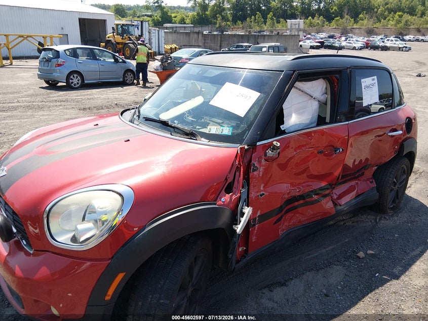 2013 Mini Countryman VIN WMWZC3C59DWP23336 IAAI salvage auction — LEFT SIDE, Salvage Title, sold $25 on 2026-07-28 (photo 6)