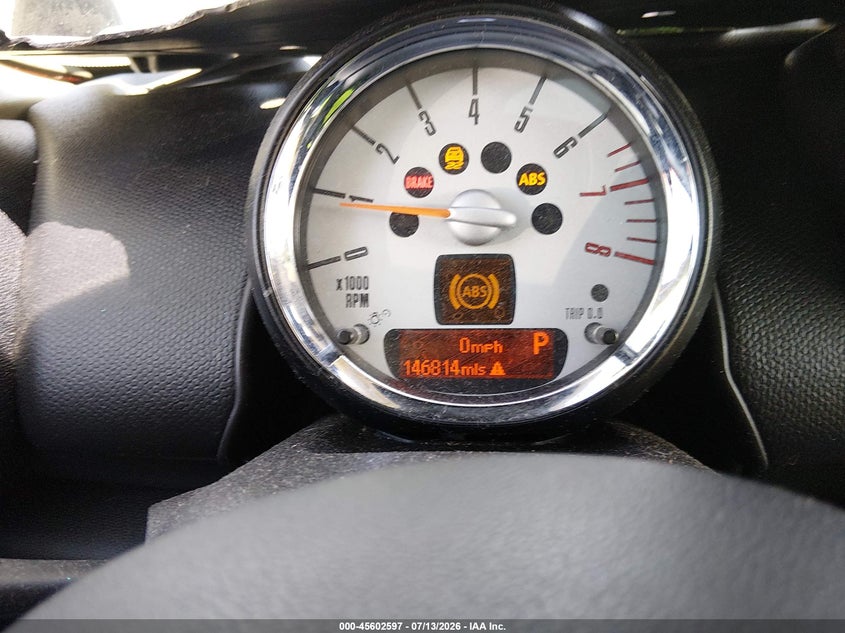 2013 Mini Countryman VIN WMWZC3C59DWP23336 IAAI salvage auction — LEFT SIDE, Salvage Title, sold $25 on 2026-07-28 (photo 7)