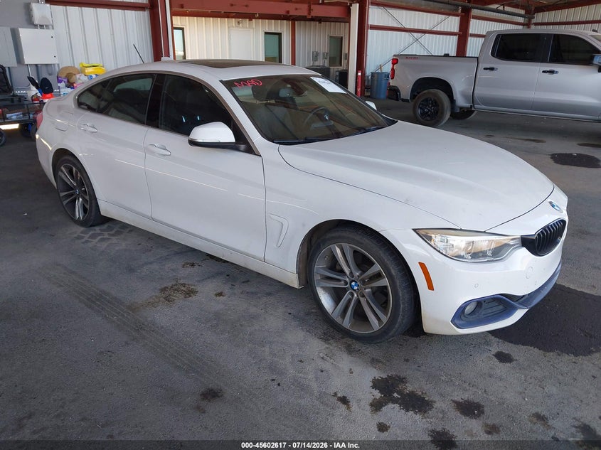 2017 BMW 4er VIN WBA4F7C53HG787140 IAAI salvage auction — NORMAL WEAR, Salvage Title, sold $525 on 2026-07-21 (photo 1)