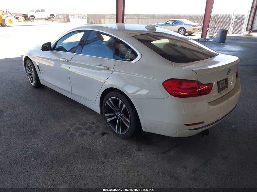 2017 BMW 4er VIN WBA4F7C53HG787140 IAAI salvage auction — NORMAL WEAR, Salvage Title, sold $525 on 2026-07-21 (photo 3)