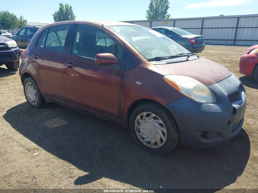 2010 Toyota Yaris VIN JTDKT4K34A5291766 IAAI salvage auction — NORMAL WEAR, Release Of Interest (Washington), sold $150 on 2026-07-28 (photo 1)