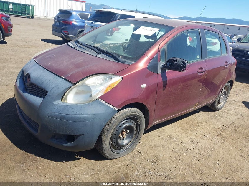 2010 Toyota Yaris VIN JTDKT4K34A5291766 IAAI salvage auction — NORMAL WEAR, Release Of Interest (Washington), sold $150 on 2026-07-28 (photo 2)