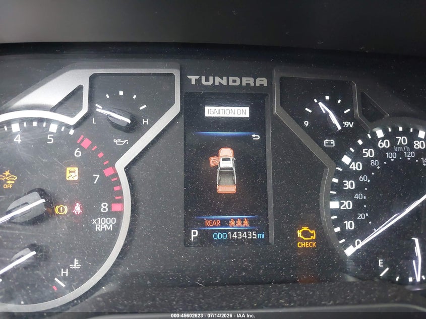 2023 Toyota Tundra VIN 5TFLA5DB6PX080828 IAAI salvage auction — REAR END, Enterprise Vehicles Clear Only (Texas), sold $17,375 on 2026-07-20 (photo 7)