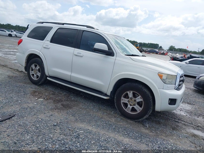 2010 Toyota Sequoia VIN 5TDZM5G15AS001361 IAAI salvage auction — NORMAL WEAR, Nrc Lienholder Repossession Paperwork (Georgia), sold $1,550 on 2026-07-30 (photo 1)