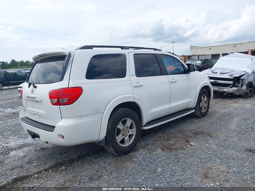 2010 Toyota Sequoia VIN 5TDZM5G15AS001361 IAAI salvage auction — NORMAL WEAR, Nrc Lienholder Repossession Paperwork (Georgia), sold $1,550 on 2026-07-30 (photo 4)