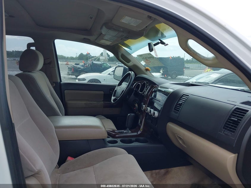 2010 Toyota Sequoia VIN 5TDZM5G15AS001361 IAAI salvage auction — NORMAL WEAR, Nrc Lienholder Repossession Paperwork (Georgia), sold $1,550 on 2026-07-30 (photo 5)