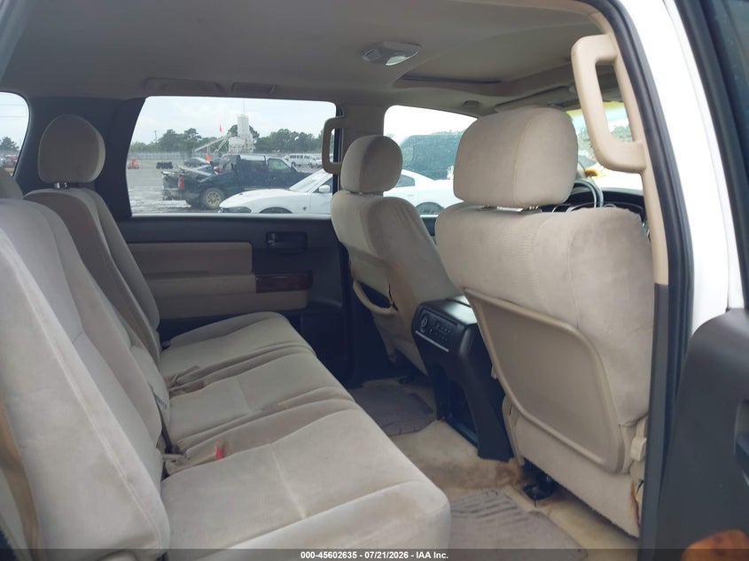 2010 Toyota Sequoia VIN 5TDZM5G15AS001361 IAAI salvage auction — NORMAL WEAR, Nrc Lienholder Repossession Paperwork (Georgia), sold $1,550 on 2026-07-30 (photo 8)