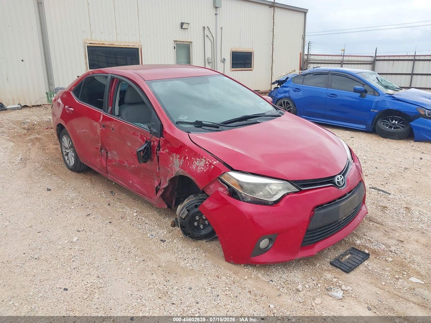 2016 Toyota Corolla VIN 5YFBURHE6GP446865 IAAI salvage auction — SIDE, Clear (California), sold $1,450 on 2026-07-30 (photo 1)
