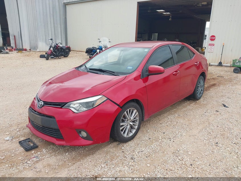 2016 Toyota Corolla VIN 5YFBURHE6GP446865 IAAI salvage auction — SIDE, Clear (California), sold $1,450 on 2026-07-30 (photo 2)