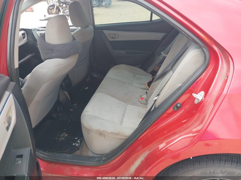 2016 Toyota Corolla VIN 5YFBURHE6GP446865 IAAI salvage auction — SIDE, Clear (California), sold $1,450 on 2026-07-30 (photo 8)