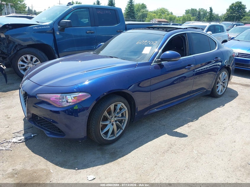 2019 Alfa romeo Giulia VIN ZARFANAN0K7609202 IAAI salvage auction — REAR END, Clear (Michigan), sold $4,250 on 2026-08-27 (photo 2)