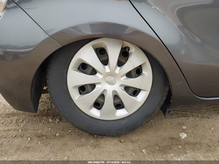 2014 Toyota Prius c VIN JTDKDTB39E1081006 IAAI salvage auction — RIGHT REAR, Salvage Title, sold $875 on 2026-07-24 (photo 6)