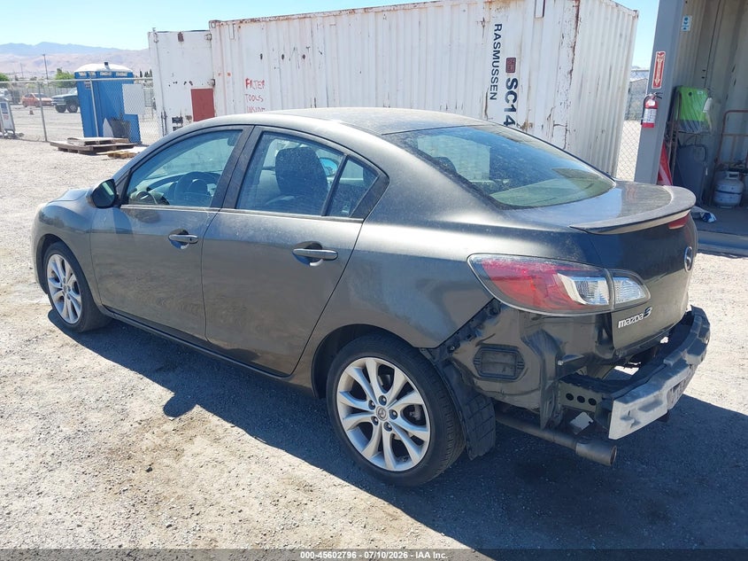 2010 Mazda 3 VIN JM1BL1S64A1351982 IAAI salvage auction — REAR END, Salvage (California), sold $525 on 2026-07-24 (photo 3)