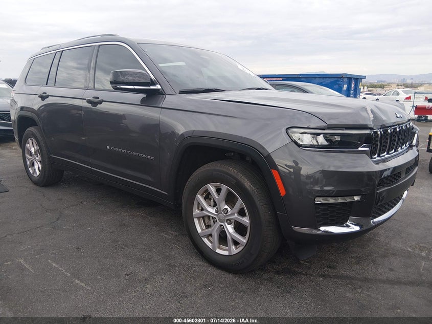2021 Jeep Grand cherokee VIN 1C4RJKBGXM8204953 IAAI salvage auction — LEFT FRONT, Salvage (Nevada), sold $9,900 on 2026-08-08 (photo 1)