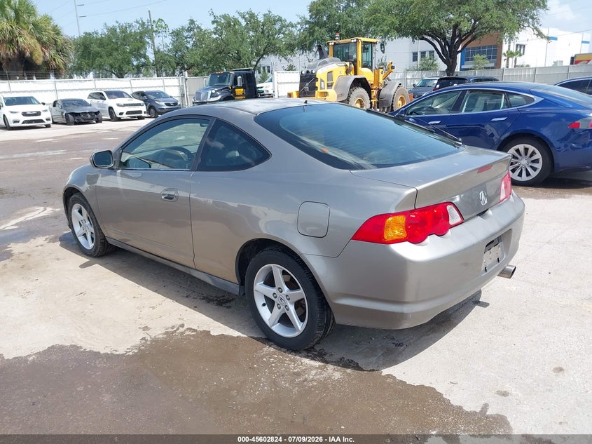 2003 Acura Rsx VIN JH4DC53833C019103 IAAI salvage auction — RIGHT REAR, Rebuildable (Florida), sold $450 on 2026-07-29 (photo 3)