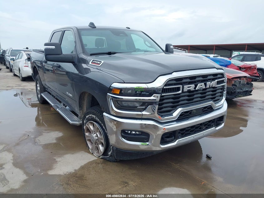 2026 Ram 2500 VIN 3C6UR5DJ4TG274414 IAAI salvage auction — REAR END, Enterprise Vehicles Clear Only (Texas), sold $15,100 on 2026-07-28 (photo 1)