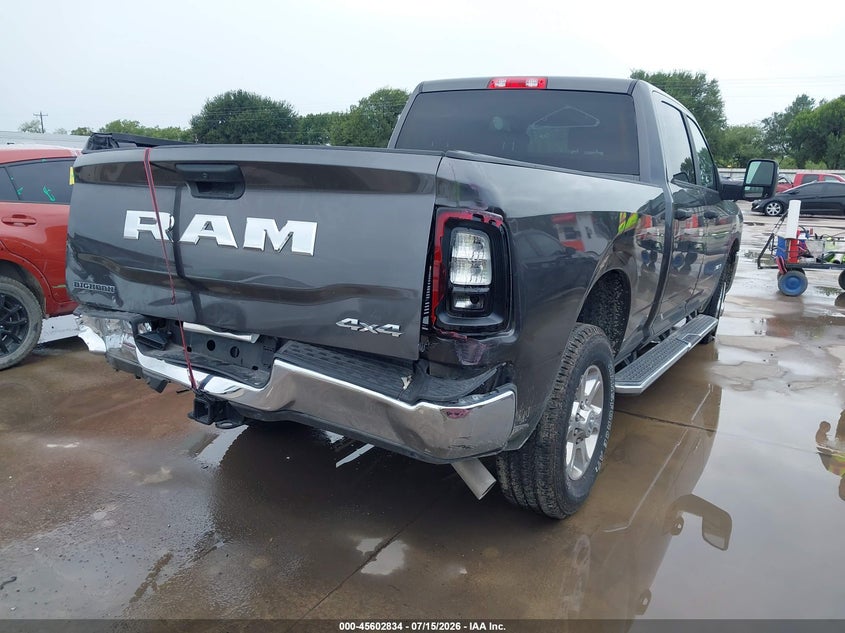 2026 Ram 2500 VIN 3C6UR5DJ4TG274414 IAAI salvage auction — REAR END, Enterprise Vehicles Clear Only (Texas), sold $15,100 on 2026-07-28 (photo 4)