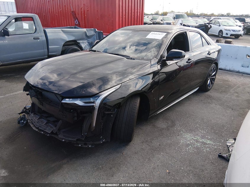 2023 Cadillac Ct4-v VIN 1G6DL5RP8P0411150 IAAI salvage auction — RIGHT FRONT, Salvage Title, sold $21,325 on 2026-08-17 (photo 2)