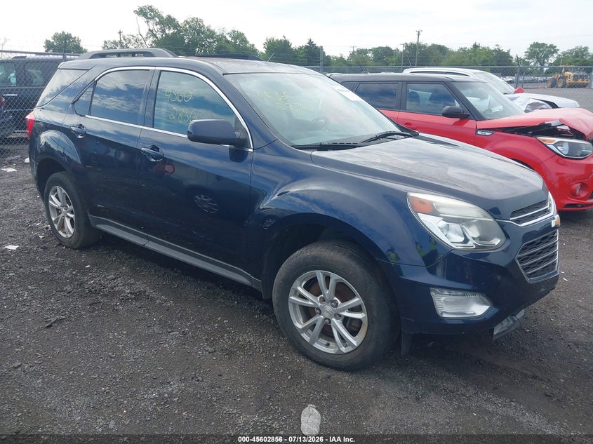 2016 Chevrolet Equinox VIN 2GNALCEK0G6334240 IAAI salvage auction — NORMAL WEAR, Clear (Virginia), sold $1,025 on 2026-07-28 (photo 1)