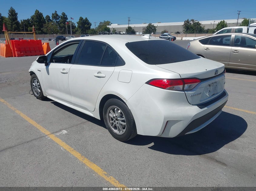 2020 Toyota Corolla VIN JTDEBRBE7LJ009659 IAAI salvage auction — FRONT END, Salvage (California), sold $5,300 on 2026-07-27 (photo 3)