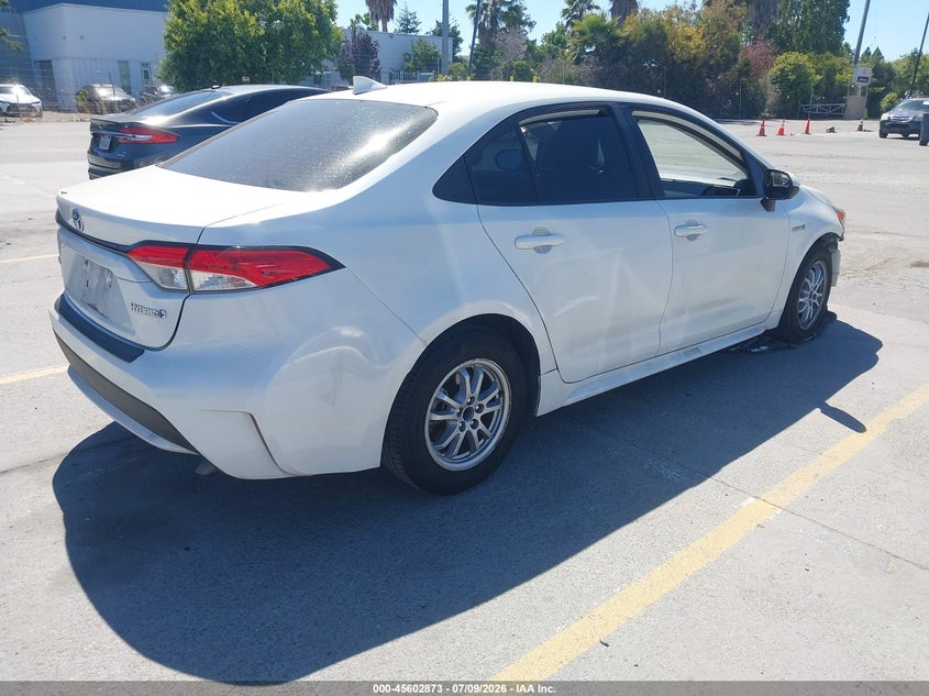 2020 Toyota Corolla VIN JTDEBRBE7LJ009659 IAAI salvage auction — FRONT END, Salvage (California), sold $5,300 on 2026-07-27 (photo 4)