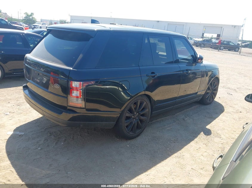 2017 Land rover RANGE ROVER VIN SALGS2FE1HA329778 IAAI salvage auction — NORMAL WEAR, Clear (Illinois), sold $1,400 on 2026-07-29 (photo 4)