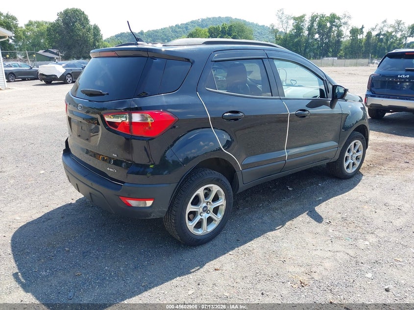 2018 Ford Ecosport VIN MAJ6P1UL6JC220099 IAAI salvage auction — STORM DAMAGE, Salvage (Ohio), sold $375 on 2026-07-27 (photo 4)