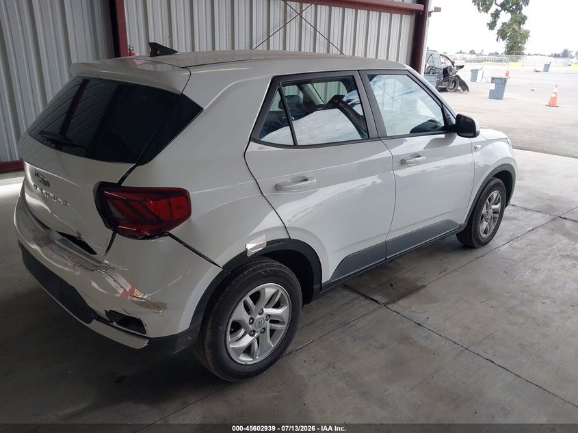 2021 Hyundai Venue VIN KMHRB8A30MU066602 IAAI salvage auction — REAR END, Salvage (California), sold $1,650 on 2026-07-28 (photo 4)
