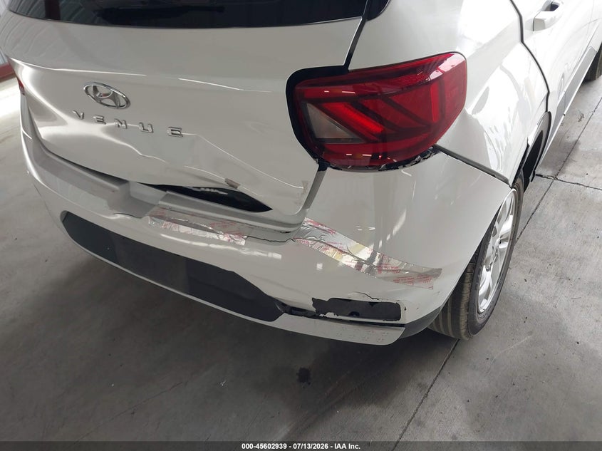 2021 Hyundai Venue VIN KMHRB8A30MU066602 IAAI salvage auction — REAR END, Salvage (California), sold $1,650 on 2026-07-28 (photo 6)