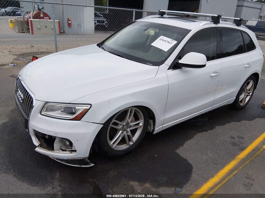 2015 Audi Q5 VIN WA1LFAFP9FA146612 IAAI salvage auction — NORMAL WEAR, Clear (Georgia), sold $1,150 on 2026-07-29 (photo 2)