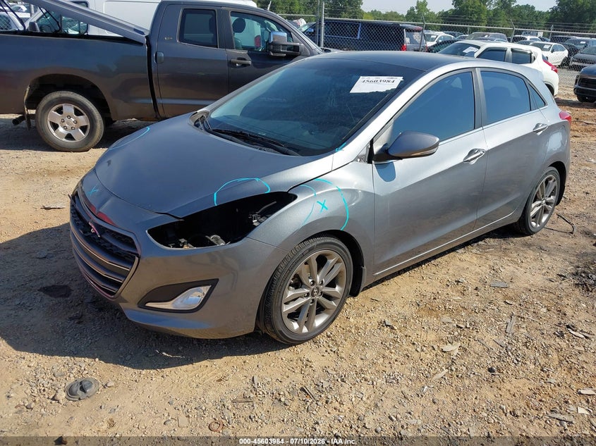 2016 Hyundai Elantra VIN KMHD35LH4GU338460 IAAI salvage auction — FRONT END, Salvage Title, sold $1,250 on 2026-08-24 (photo 2)