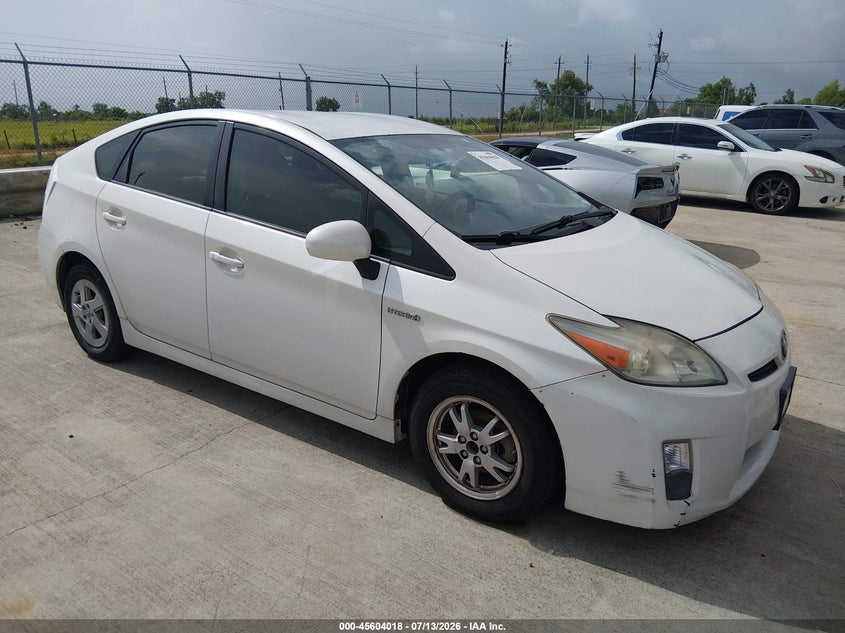 2010 Toyota Prius VIN JTDKN3DU7A0047195 IAAI salvage auction — NORMAL WEAR, Original (Texas), sold $2,350 on 2026-07-17 (photo 1)