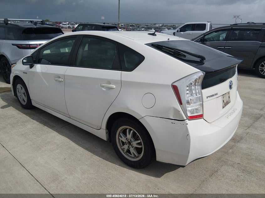2010 Toyota Prius VIN JTDKN3DU7A0047195 IAAI salvage auction — NORMAL WEAR, Original (Texas), sold $2,350 on 2026-07-17 (photo 3)