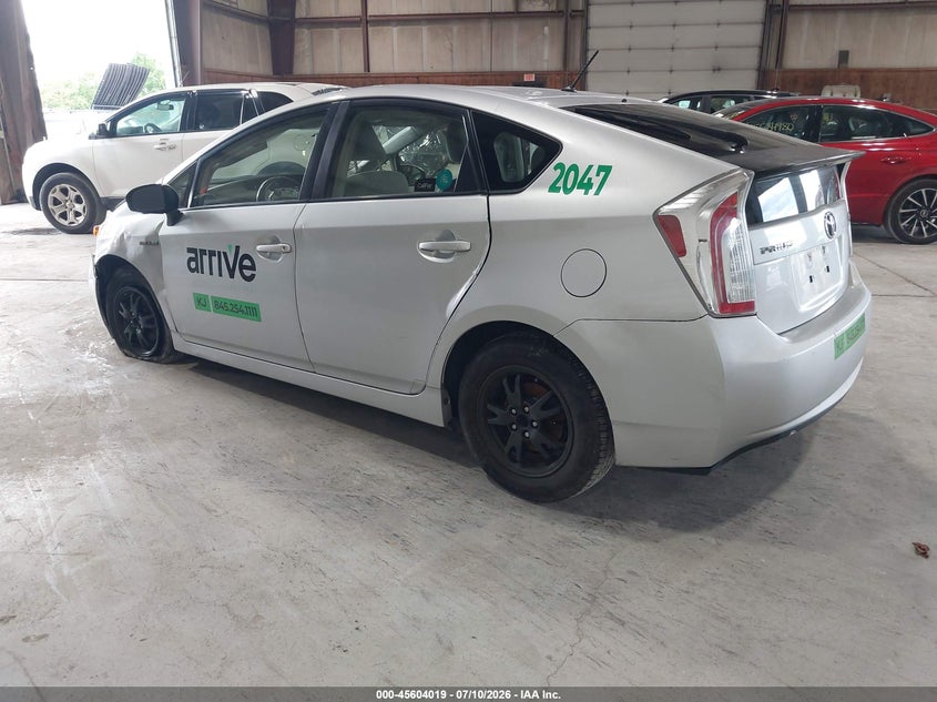 2012 Toyota Prius VIN JTDKN3DU2C5455612 IAAI salvage auction — FRONT END, Salvage Title, sold $900 on 2026-07-29 (photo 3)