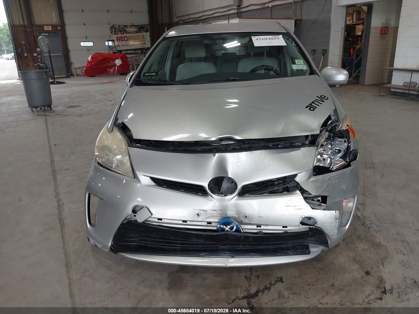2012 Toyota Prius VIN JTDKN3DU2C5455612 IAAI salvage auction — FRONT END, Salvage Title, sold $900 on 2026-07-29 (photo 6)