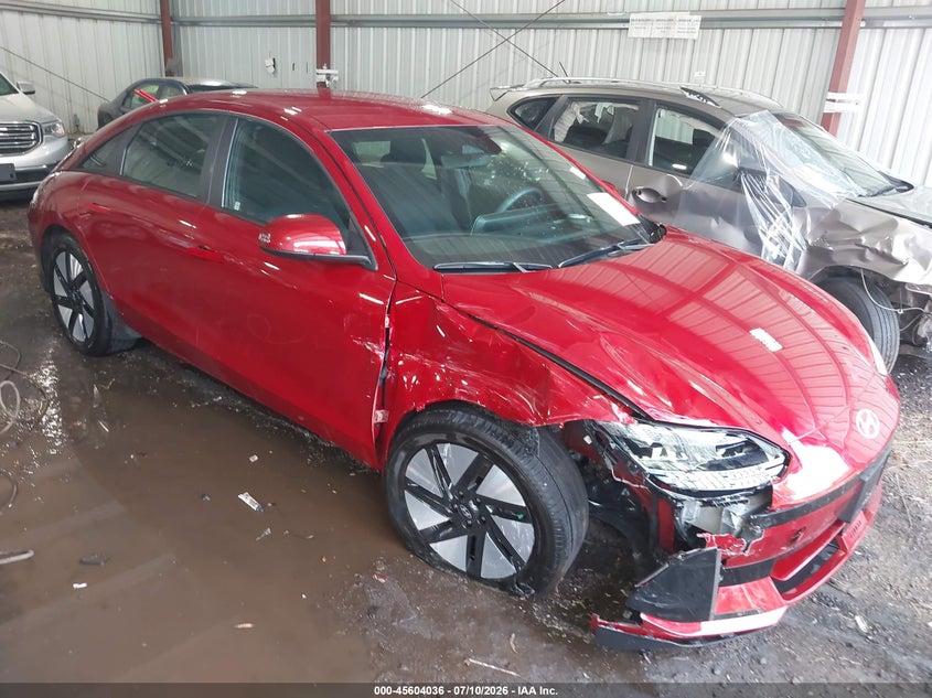 2025 Hyundai Ioniq 6 VIN KMHM24AA7SA114841 IAAI salvage auction — FRONT END, Salvage Title, sold $3,050 on 2026-07-30 (photo 6)