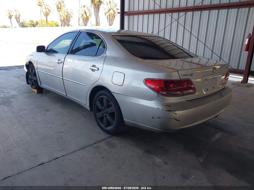 2005 Lexus Es 330 VIN JTHBA30G455118100 IAAI salvage auction — NORMAL WEAR, Salvage Title - Dealer (California), sold $375 on 2026-07-28 (photo 3)