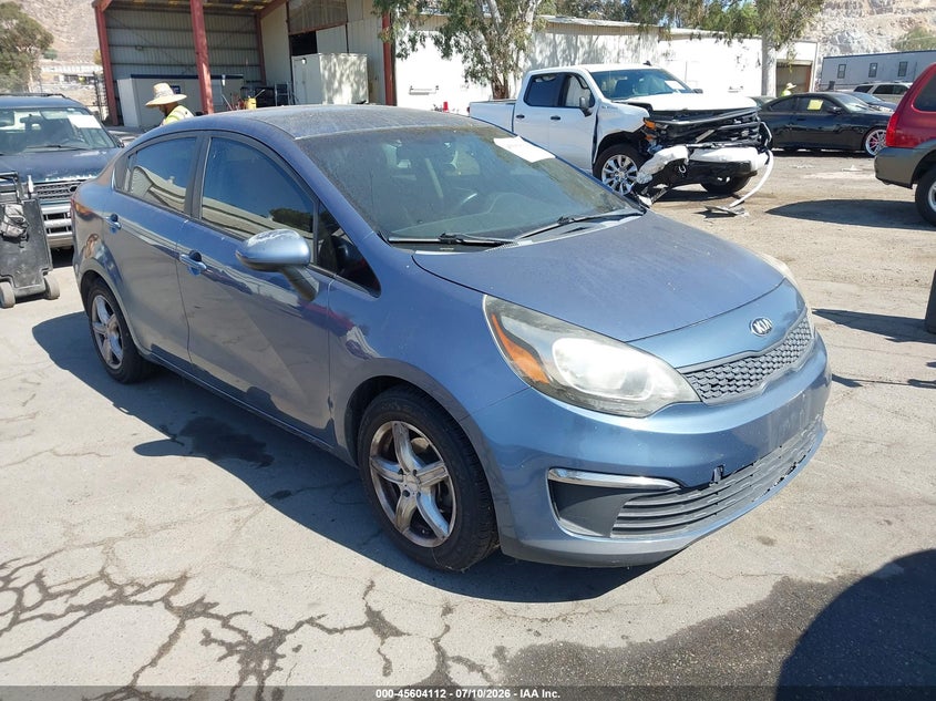 2016 Kia Rio VIN KNADM4A38G6539153 IAAI salvage auction — NORMAL WEAR, Clear - Dealer Only (California), sold $975 on 2026-07-28 (photo 1)