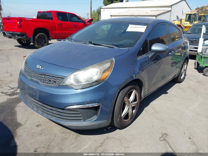 2016 Kia Rio VIN KNADM4A38G6539153 IAAI salvage auction — NORMAL WEAR, Clear - Dealer Only (California), sold $975 on 2026-07-28 (photo 2)
