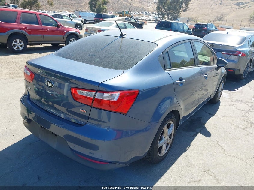 2016 Kia Rio VIN KNADM4A38G6539153 IAAI salvage auction — NORMAL WEAR, Clear - Dealer Only (California), sold $975 on 2026-07-28 (photo 4)